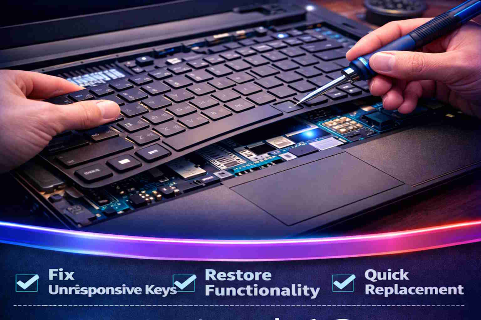 keyboard install (weld fit)