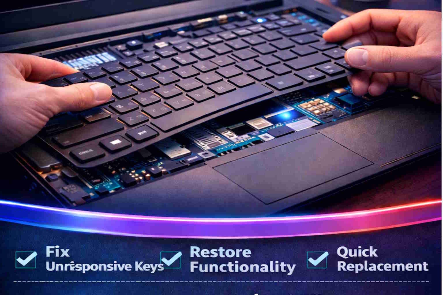 keyboard install (screw fit)